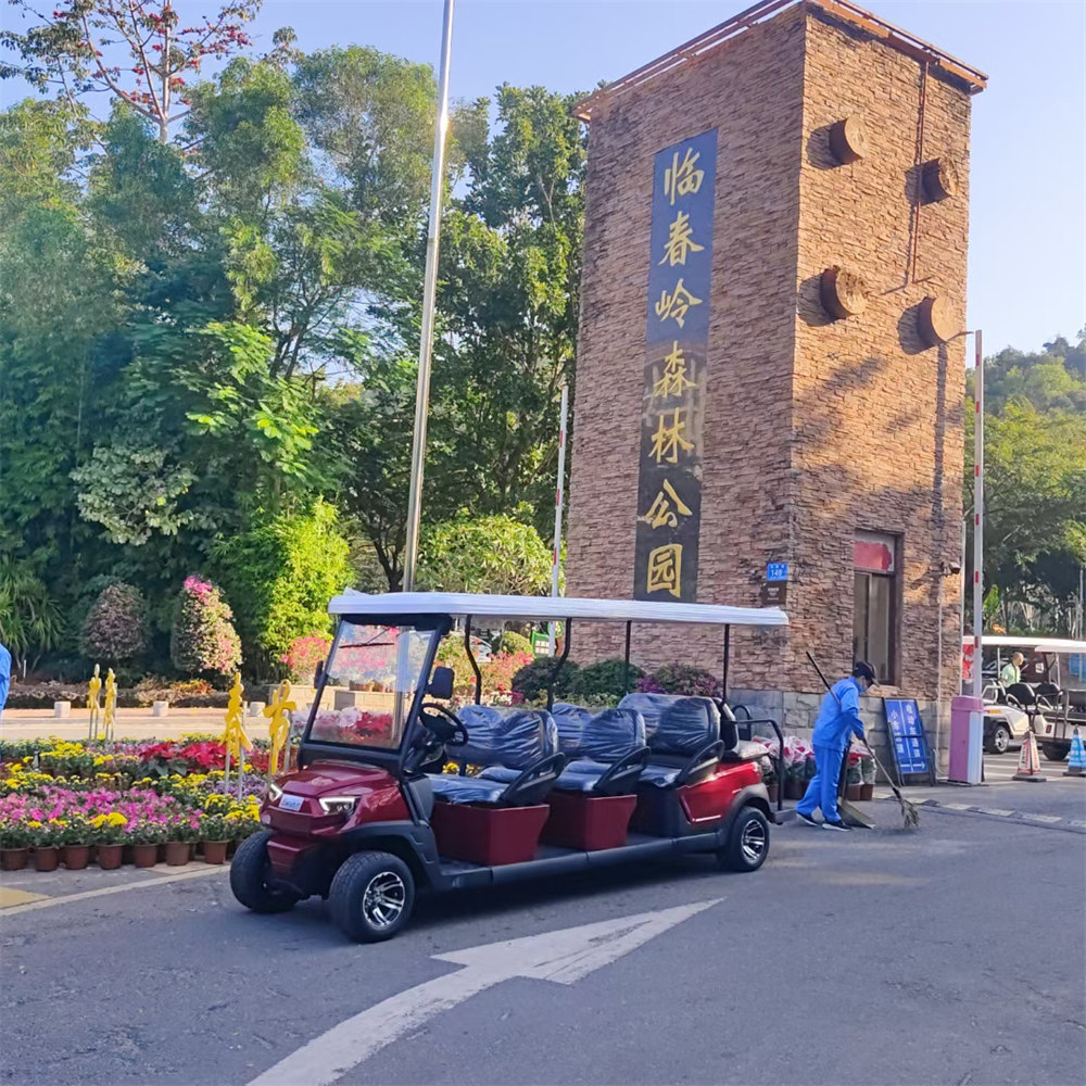 海南三亞臨春嶺森林公園8座高爾夫觀光車(chē)